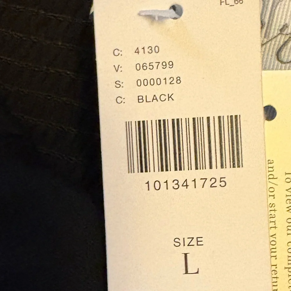 ANTHROPOLOGIE MARE MARE NWT hourglass mini dress -black -large - Picture 5 of 5